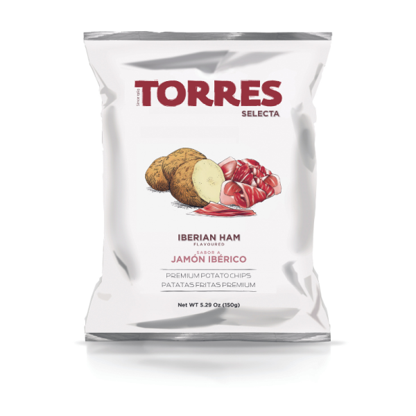 Kartoffelchips Iberico Ham Torres, 150g