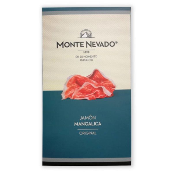 Schinken Jamon Mangalica geschnitten 24 Monate gereift Monte Nevado 85g, 100% natural