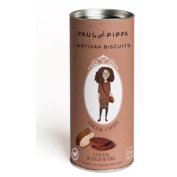 Artisan Chocolate Biscuits Paul & Pippa, 130g