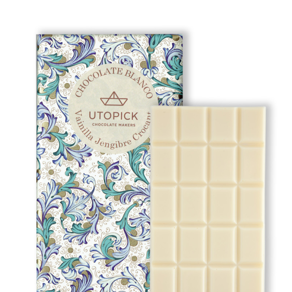 Weisse Schokolade mit Ingwer & Vanille Utopick, 90g