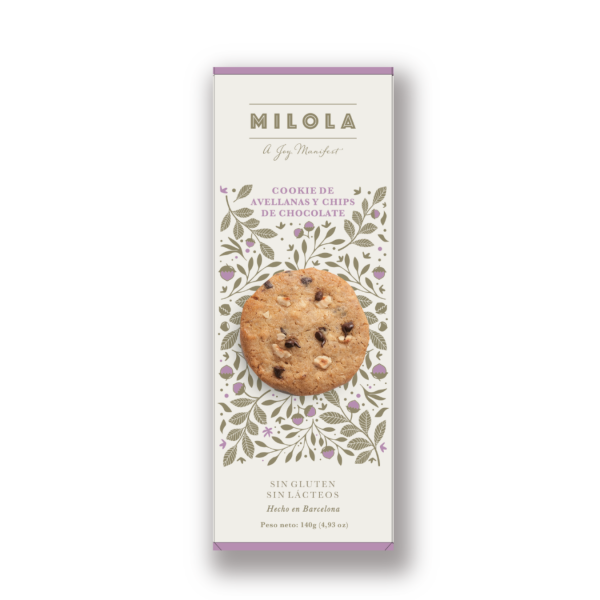 Cookie Haselnuss und Schokolade Milola, 140g
