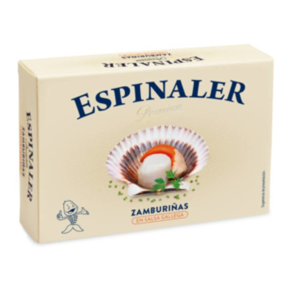 Jakobsmuscheln Zamburiñas en Salsa Gallega Premium Espinaler, 125g