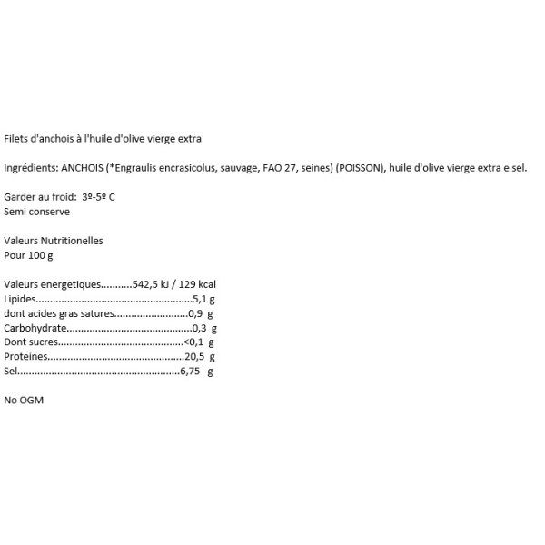 Anchoas Cantabrico 16/18 Filets Don Bocarte (Glas), 95/55g