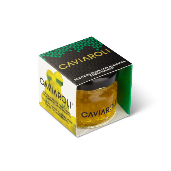 Caviaroli Olivenöl mit Basilikum, 20g