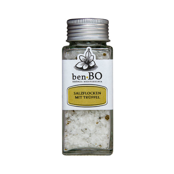 Salzflocken mit schwarzem Trüffel benBO, 50g