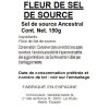 Fleur de Sel en Flor Natural Spring Salt Ancestral, 150g