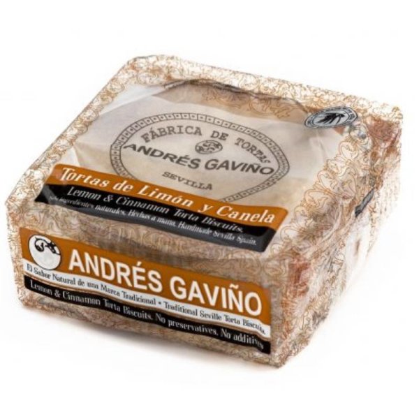 Tortas de Aceite Zitrone & Zimt Andres Gavino, 180g