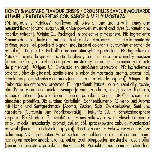 Chips Honey Mustard Rubio, 125g