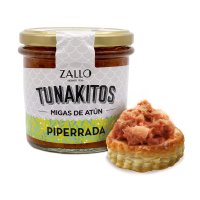 Thunfischkrümel Tunakitos Piperrada ZALLO (Glas)...
