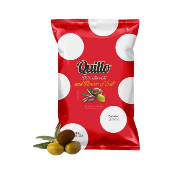 Chips Olive Oil & Fleur de Sel Quillo, 130g