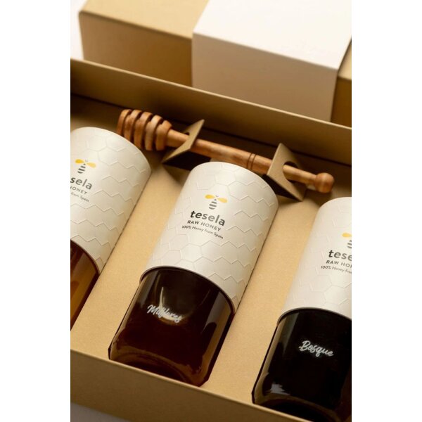 Honig-Premium-Geschenkbox Tesela Natura, 3 x 320g