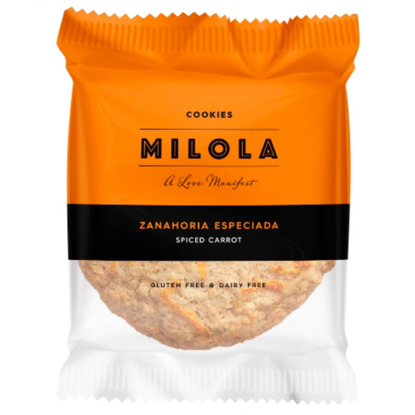 Jumbo Cookie Spicy Carrot Milola, 50g