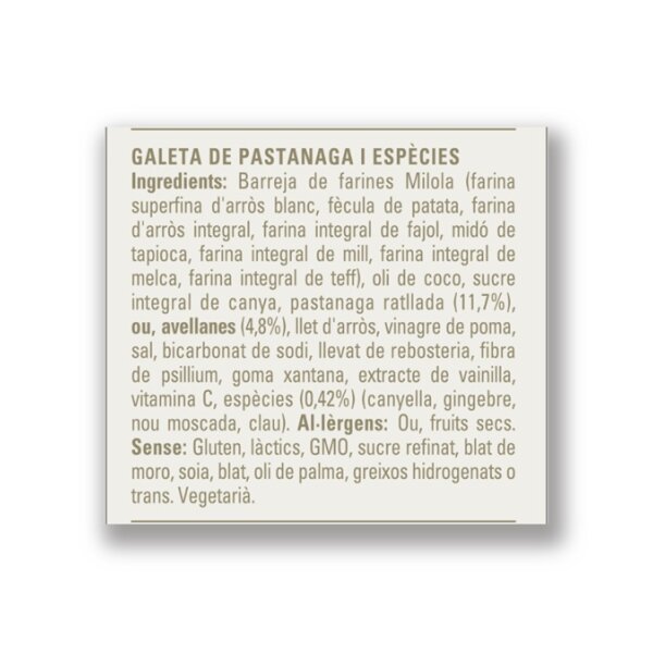 Jumbo Cookie Spicy Carrot Milola, 50g
