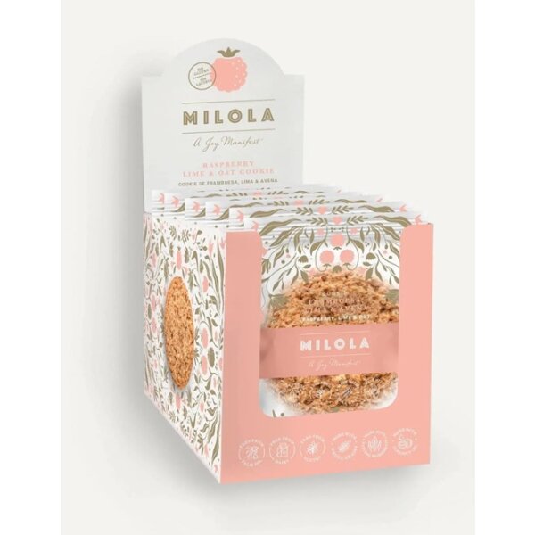 Jumbo Cookie Himbeeren & Limetten Milola, 50g
