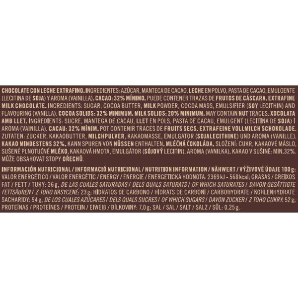 Hojas Finas Milchschokolade in dekorativer Blechdose Chocolate Amatller, 60g