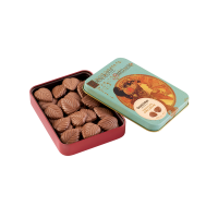 Hojas Finas Milchschokolade in dekorativer Blechdose...