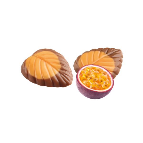 Hojas Finas Milchschokolade mit Passionsfrucht in dekorativer Blechdose Chocolate Amatller, 60g