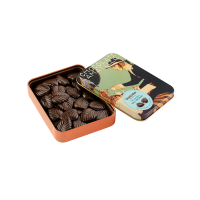 Hojas Finas 70% Kakao mit Fleur de Sel in dekorativer...