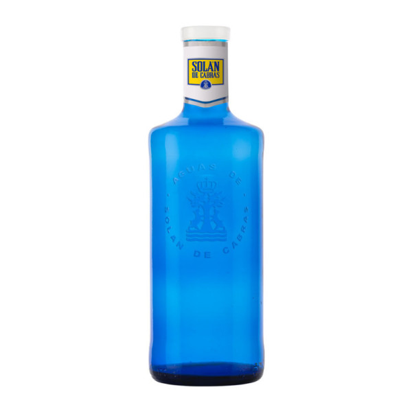 Natürliches Mineralwasser Solan de Cabras in Glasflasche, 100cl