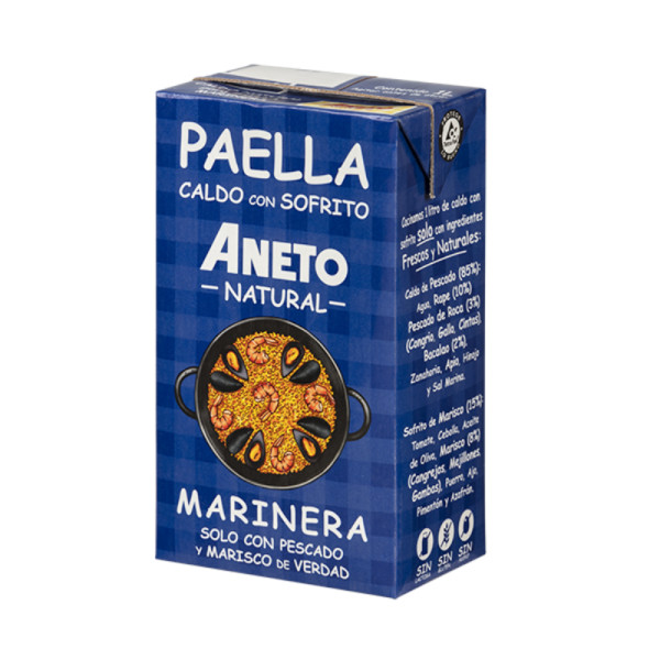 Caldo Paella con Sofrito 100% natural, 100cl