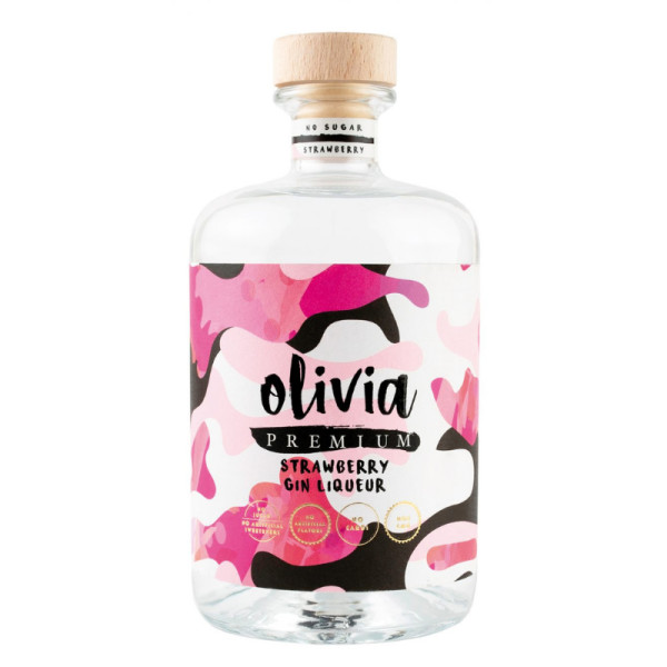Olivia Premium Gin Likör Erdbeere 29.5% Vol., 70cl