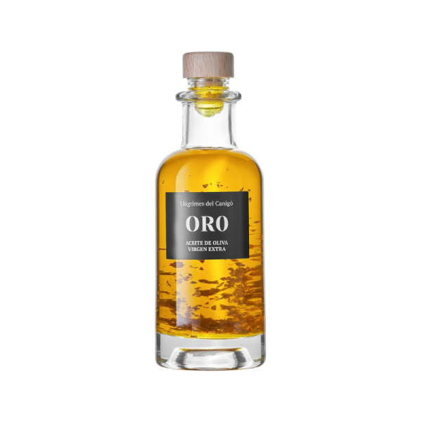 Oro Argudell-Olivenöl aromatisiert mit Gold Llagrimes del Canigo, 250ml