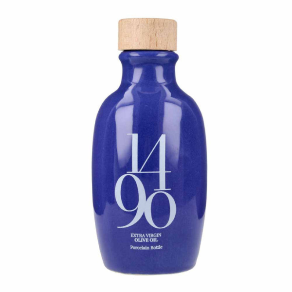 Olivenöl Bluu Hojiblanca in blauer Porzellanflasche 1490, 250ml