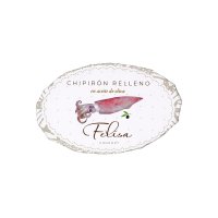 Chipiron relleno (Kalamar) gef&uuml;llter Tintenfisch...
