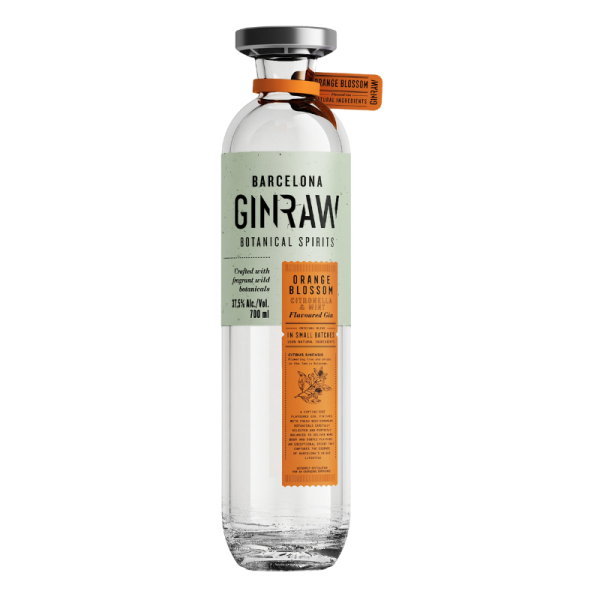 GINRAW Orange Blossom Gin 37.5 % Vol., 70cl