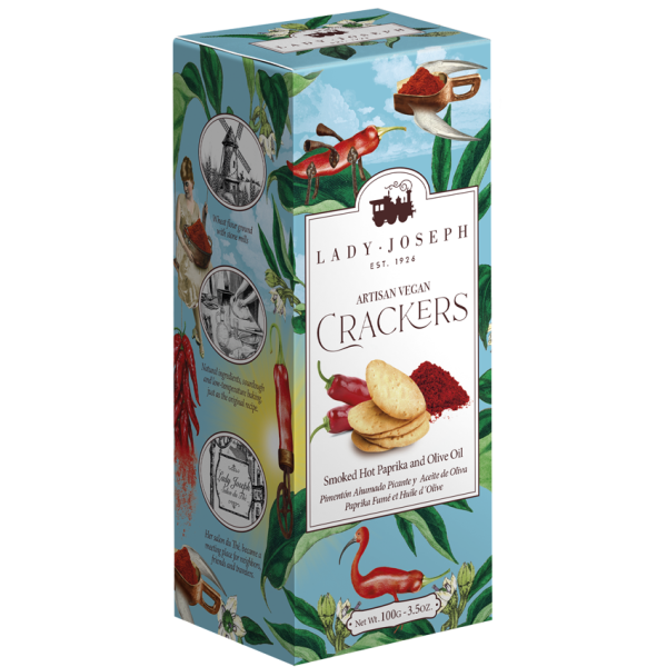 Crackers Paprika & Olive Oil Lady Joseph, 100g
