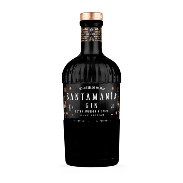 Gin Santamania Black Limited Edition Destileria de Madrid 45% Vol., 70cl