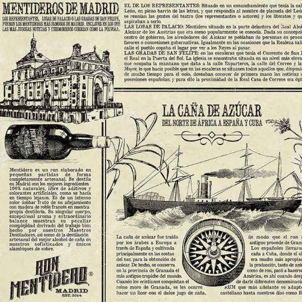 Rum El Mentidero Solera Aged 12 Years 43% Vol., 70cl