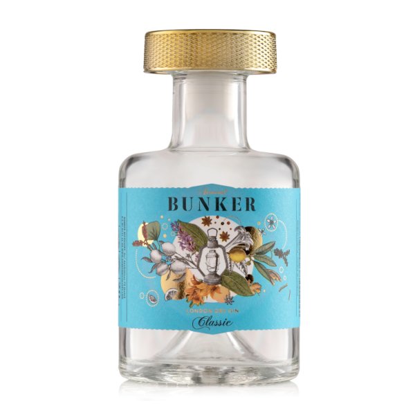 Bunker London Dry Gin Classic Mini 40% Vol., 20cl