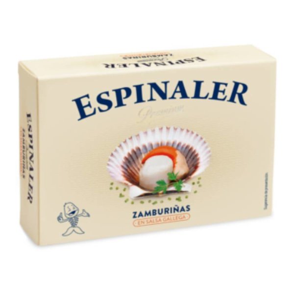 Jakobsmuscheln Zamburiñas en Salsa Gallega Espinaler, 111g/65g