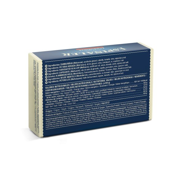 Jakobsmuscheln Zamburiñas en Salsa Gallega Espinaler, 111g/65g