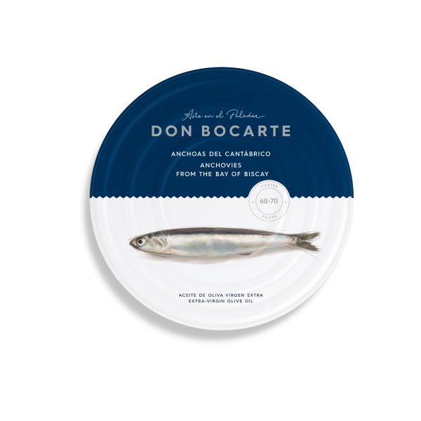 Anchoas Cantabrico 68/70 Extra Filets Don Bocarte (Dose), 550g