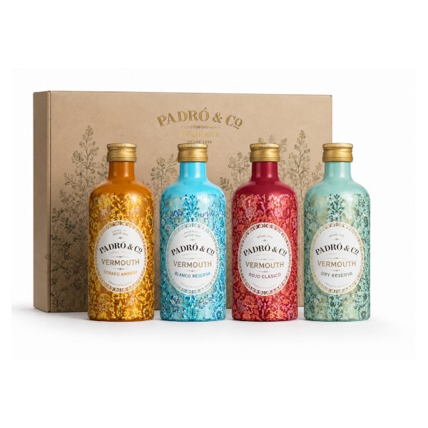 Vermut Set MINIS Padro & Co. 18% Vol., 4 x 5cl