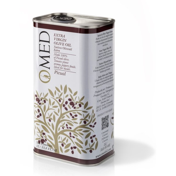 Olivenöl Extra Virgen Picual O Med Dose, 1 Liter