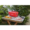 BBQ Mini Grill Red Kikirikit Inox