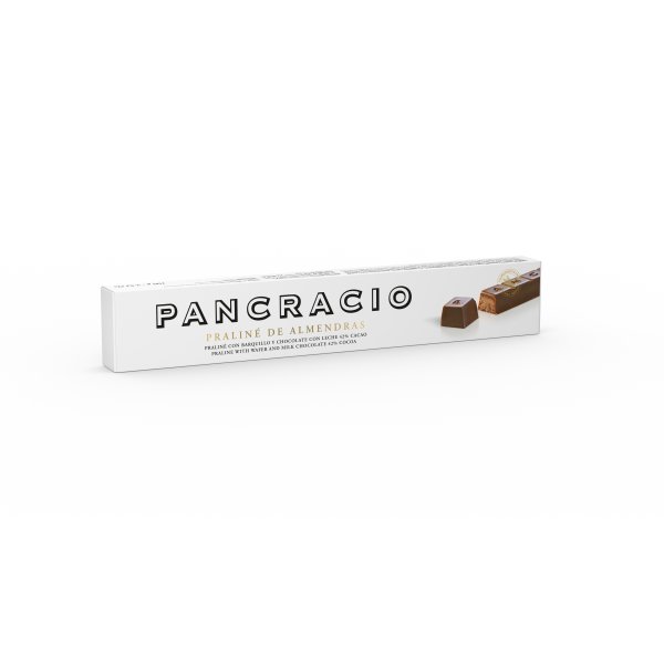 Praliné Turron, Milchschokolade mit Mandeln PANCRACIO, 100g