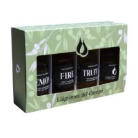 SET Olivenöl aromatisiert 4 x 100ml Llagrimes del...