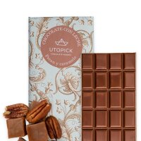 Milchschokolade mit Pekannüssen Caramel Utopick, 80g