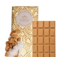 Schokolade Salted Caramel mit Mandeln Utopick, 80g