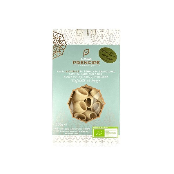 Pasta Paccheri BIO, Casa Prencipe 400g