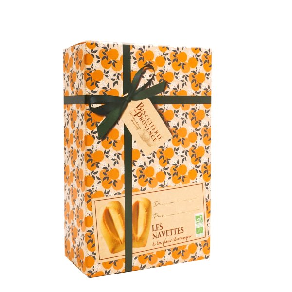 Le Petit Etui Navettes a lOrange BIO Biscuterie Provence 100g