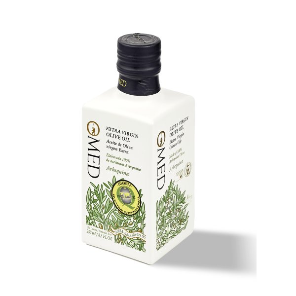 Olivenöl Extra Virgen Arbequina BLANCA O Med, 250ml
