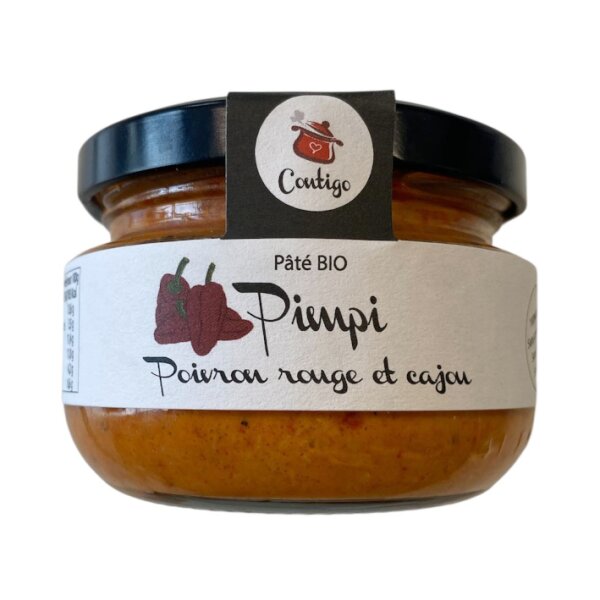 Tapenade Pimpi, Pepperoni & Cashew BIO, Contigo 120g