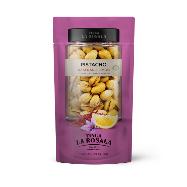 Pistazien mit Safran & Zitrone Doypack La Rosala, 80g