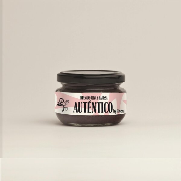 Olivenpaste Tapenade Schwarze Empeltre AUTENTICO, 120/110g