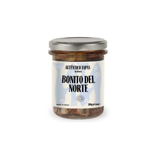 Weisser Thunfisch in Olivenöl Bonito del Norte AUTENTICO (Glas), 200/140g
